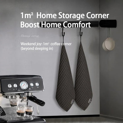 1/2/4pc Cleaning Towel Coffee Bar Barista Super Absorbent Microfiber Cleaning Cloth for Kitchen Home Coffee Machine Cleaner MB01
