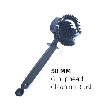 51/58mm Coffee Machine Brush Cleaner Removable Coffee Maker Espresso Group Head Semi-automatic Kitchen Cleaning Tool