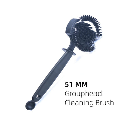 51/58mm Coffee Machine Brush Cleaner Removable Coffee Maker Espresso Group Head Semi-automatic Kitchen Cleaning Tool