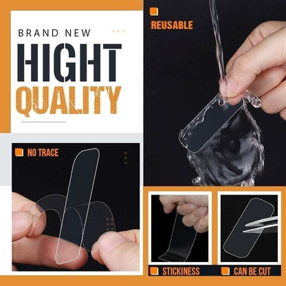 60 PCS Reusable Waterproof Double Sided Adhesive Tape